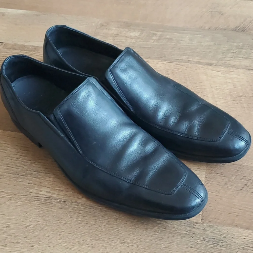 Cole Haan Mens Slip on‎ Black Dress Shoes Size 14M